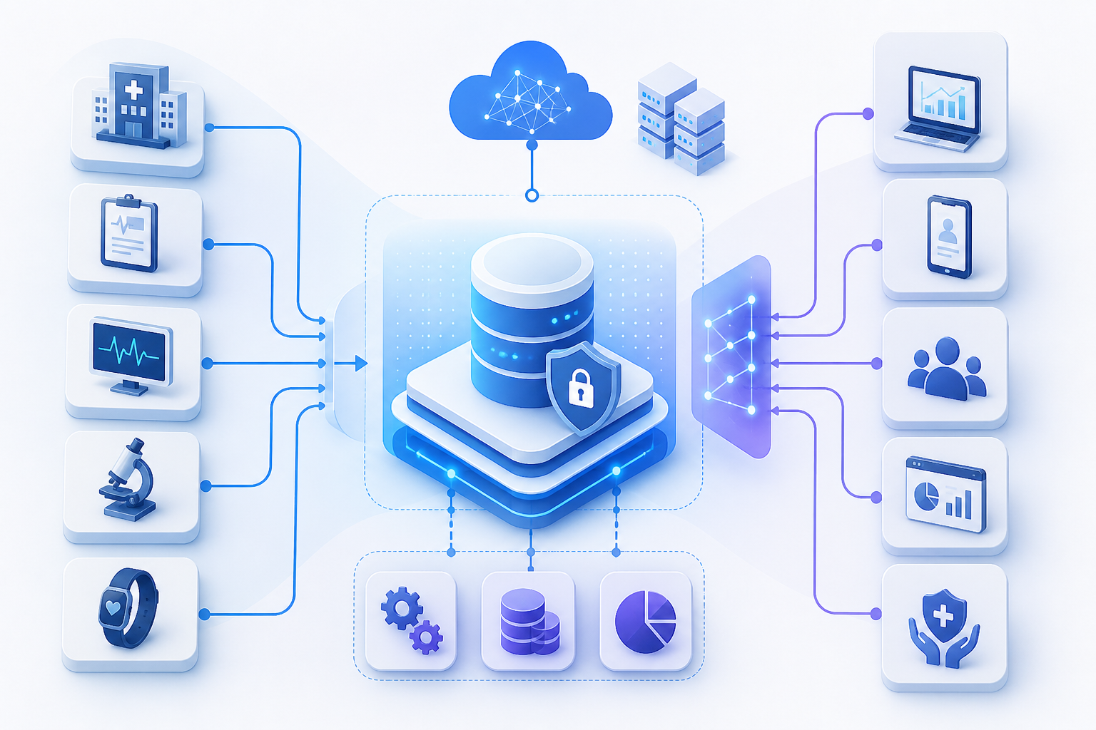 Architecture of Modern Healthcare Data Integration Tools for Large Health Systems